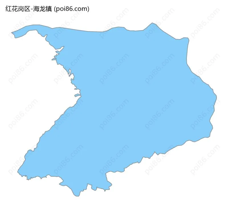 海龙镇边界地图