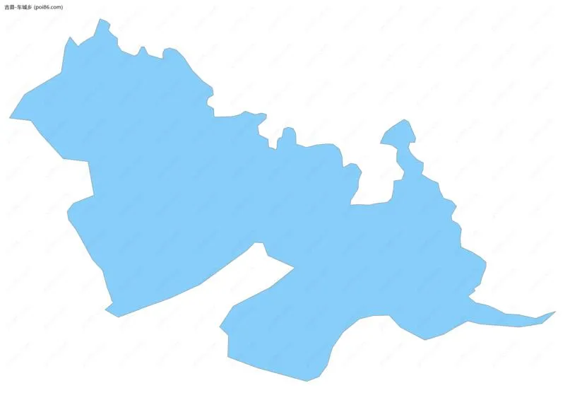 车城乡边界地图