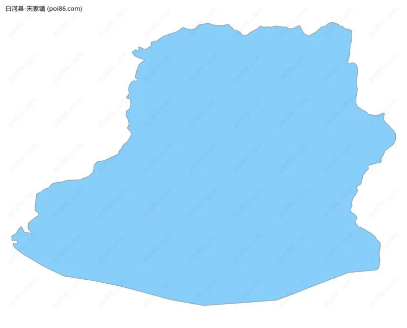 宋家镇边界地图