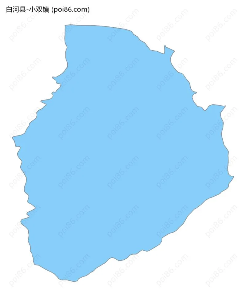 小双镇边界地图