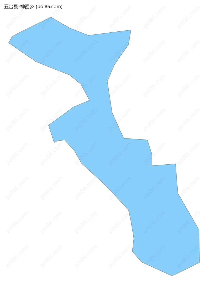 神西乡边界地图