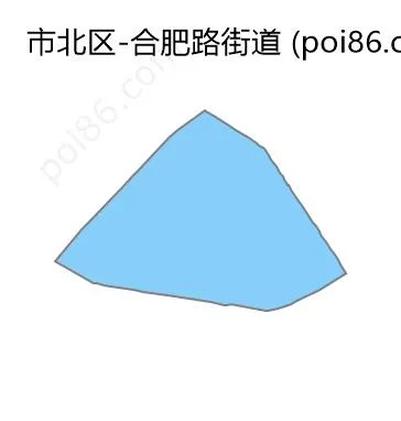 合肥路街道边界地图
