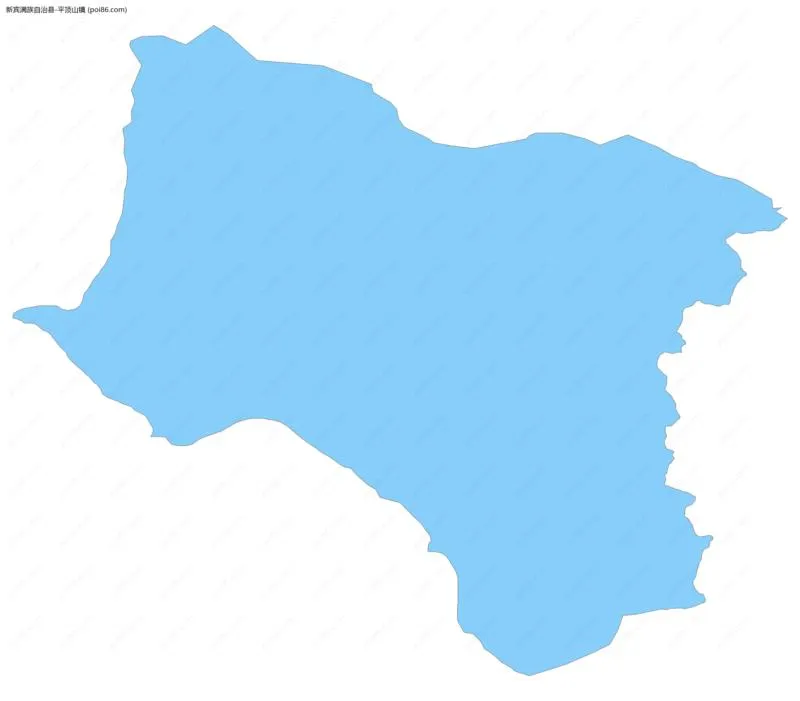 平顶山镇边界地图