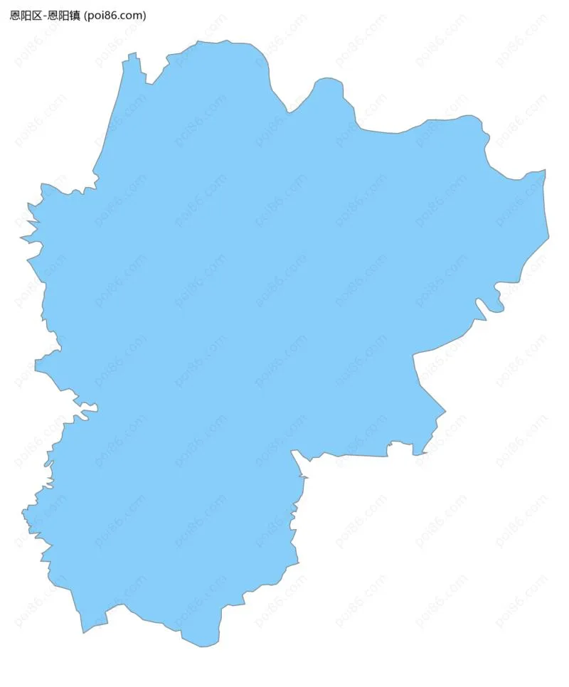 恩阳镇边界地图