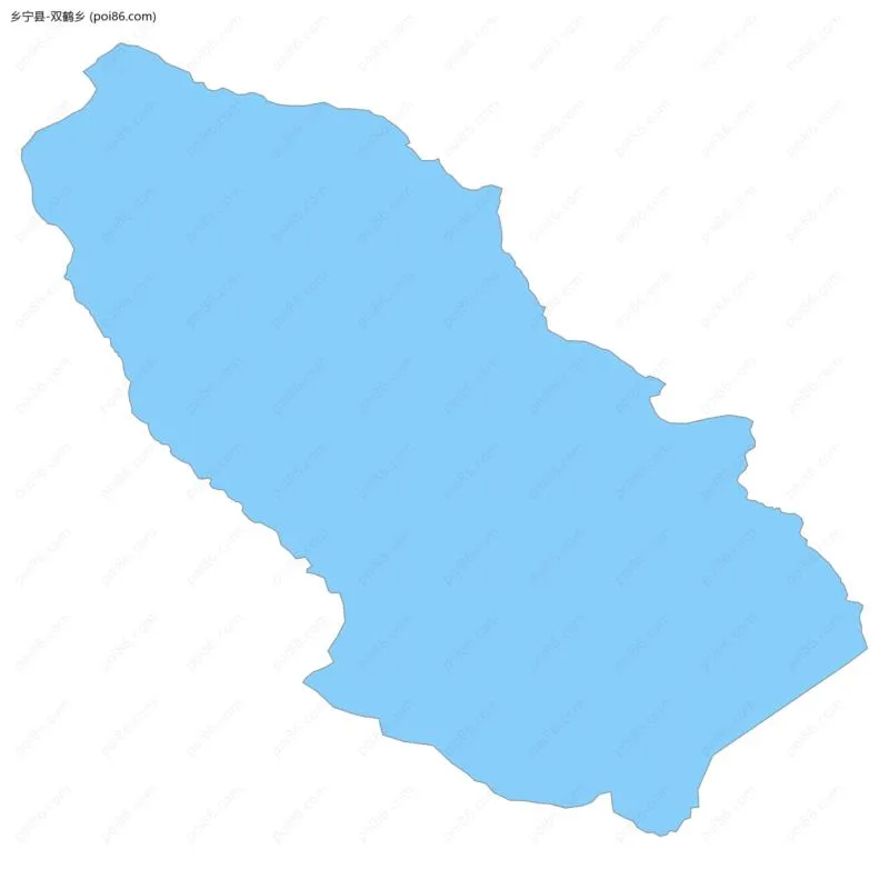 双鹤乡边界地图