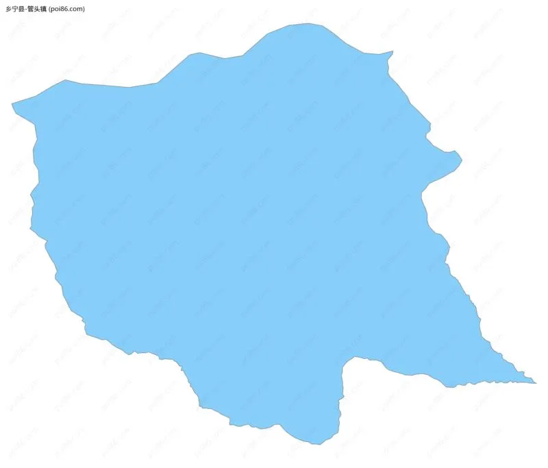 管头镇边界地图