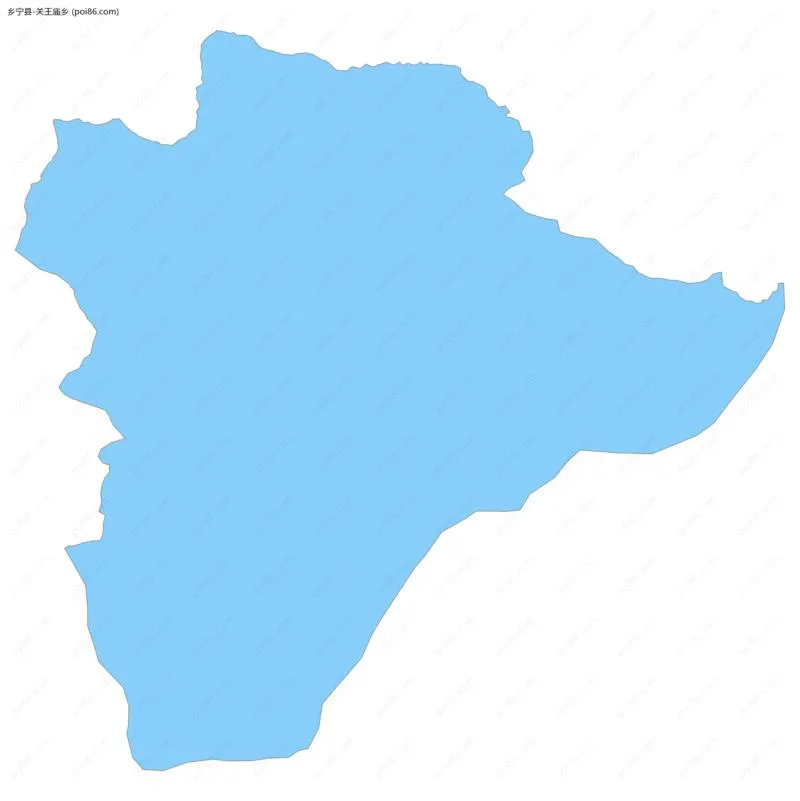 关王庙乡边界地图