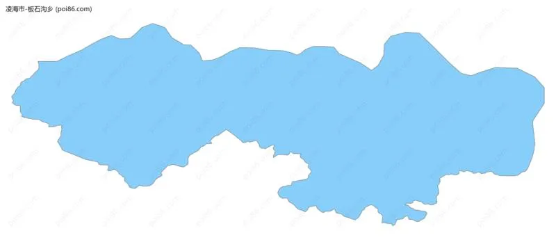 板石沟乡边界地图