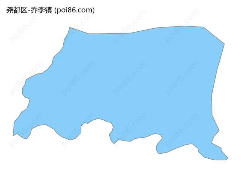 乔李镇边界地图