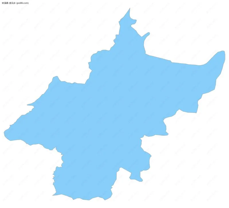 良马乡边界地图