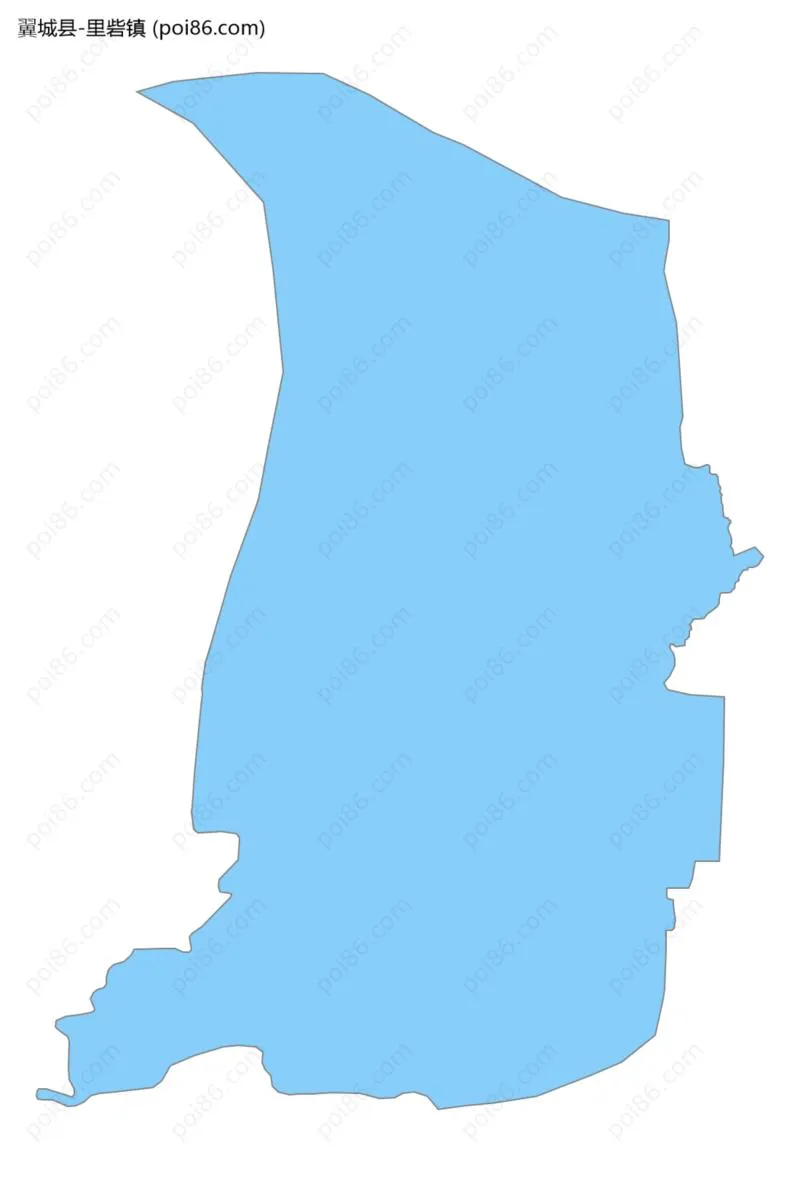 里砦镇边界地图