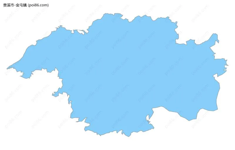 金屯镇边界地图