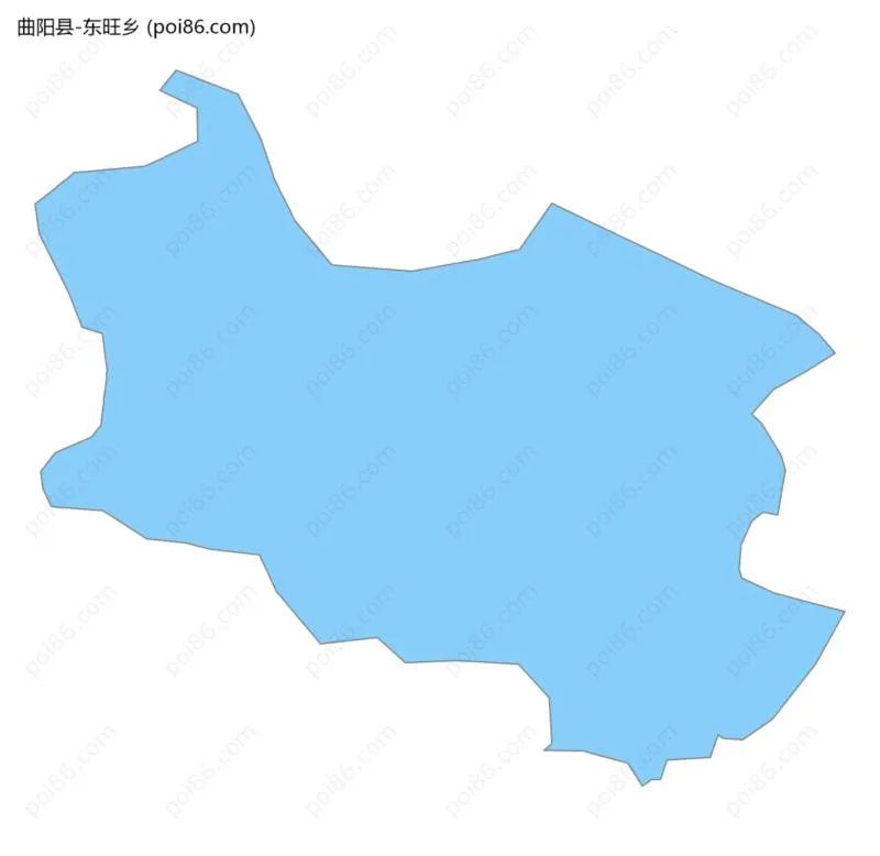 东旺乡边界地图