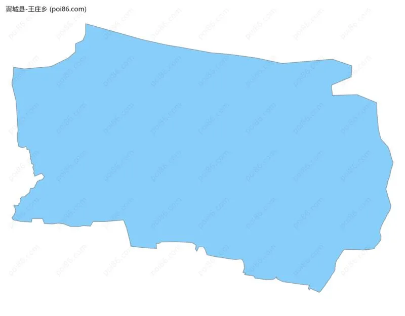 王庄乡边界地图