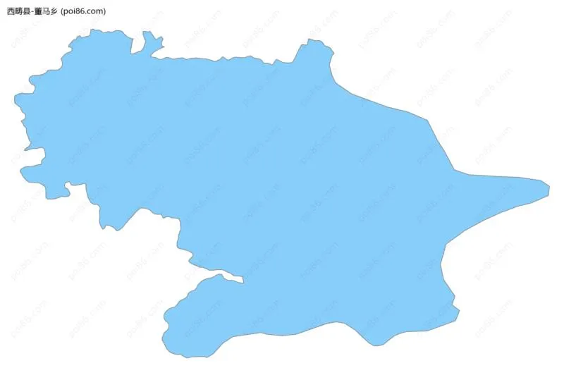董马乡边界地图