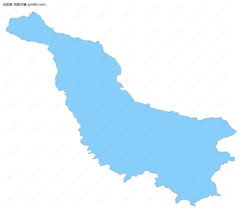 同家庄镇边界地图