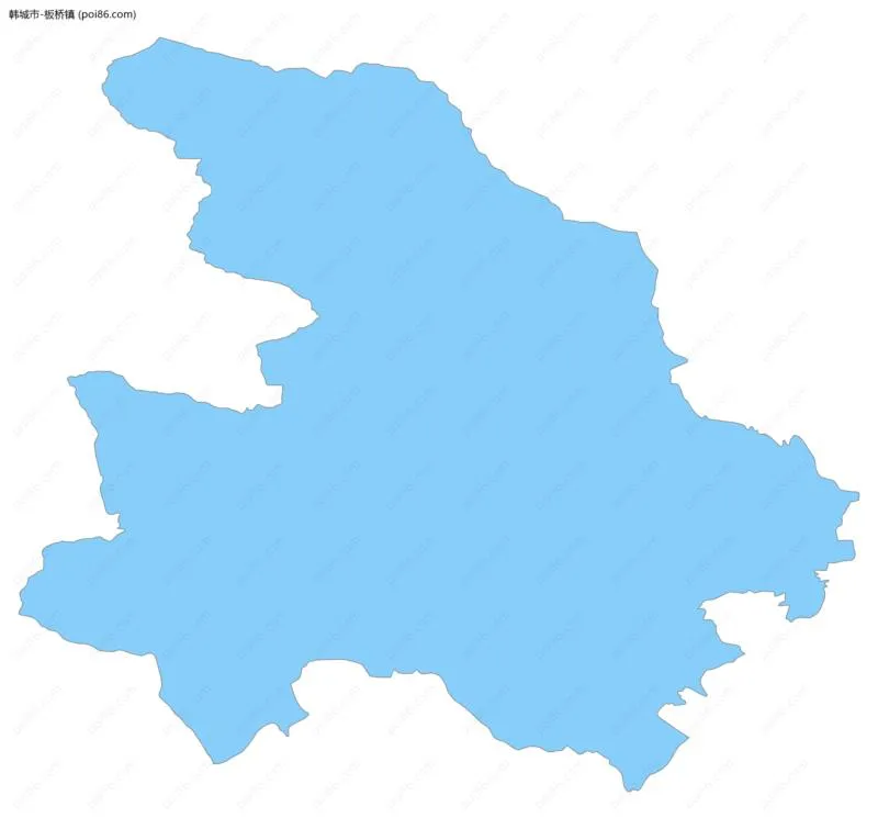 板桥镇边界地图