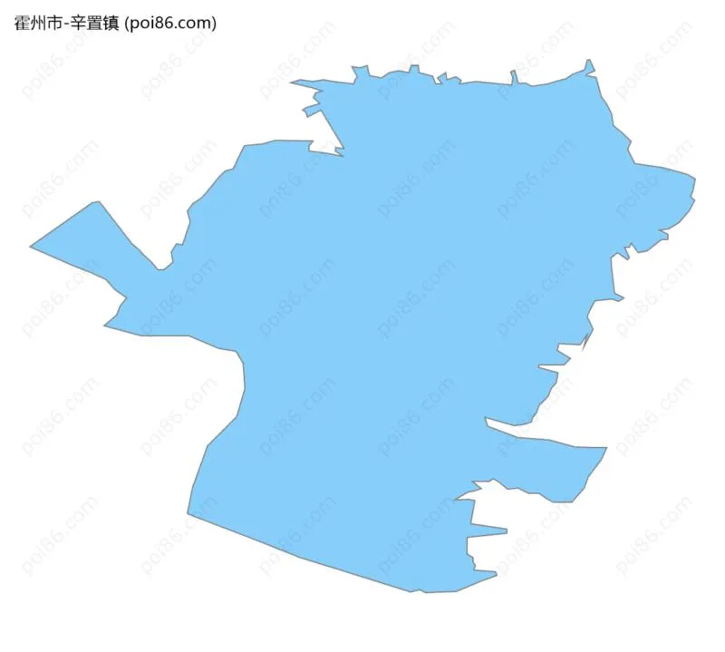 辛置镇边界地图