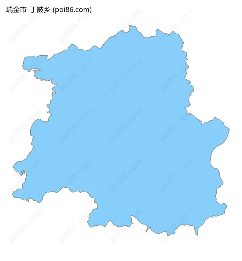 丁陂乡边界地图