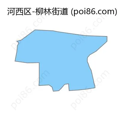 柳林街道边界地图