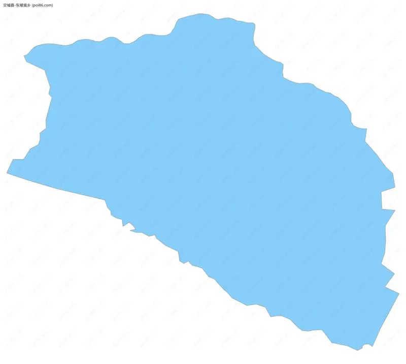 东坡底乡边界地图