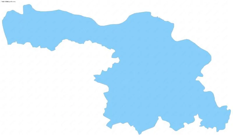 坝美镇边界地图