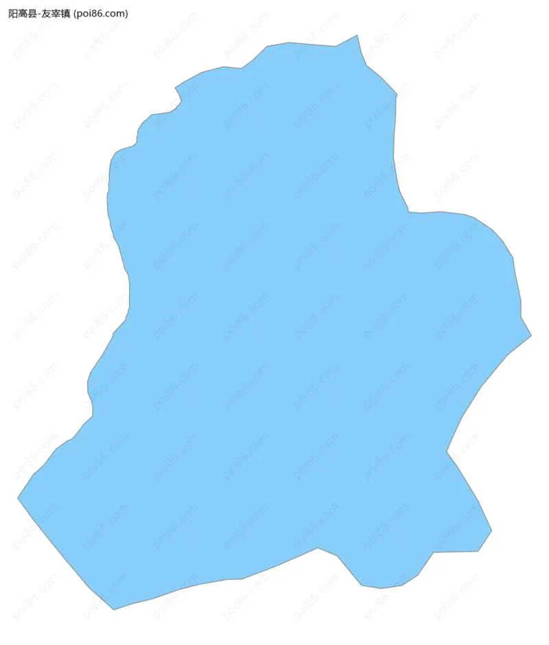 友宰镇边界地图