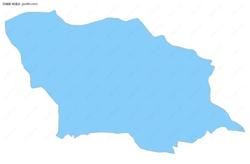 岭底乡边界地图