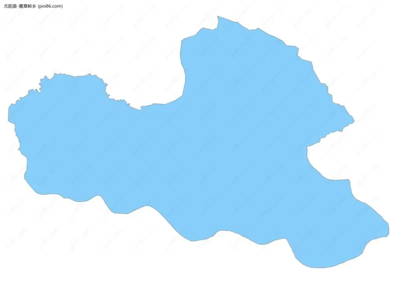 黄草岭乡边界地图