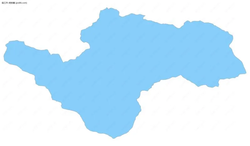 闹枝镇边界地图