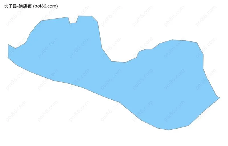 鲍店镇边界地图