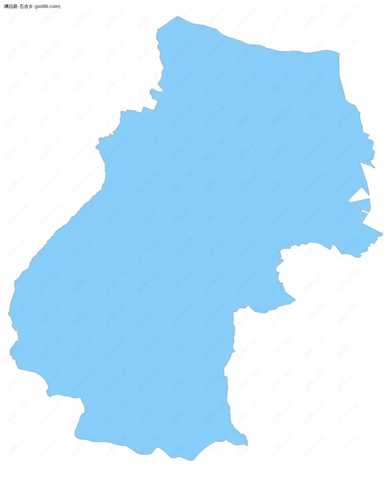 五合乡边界地图