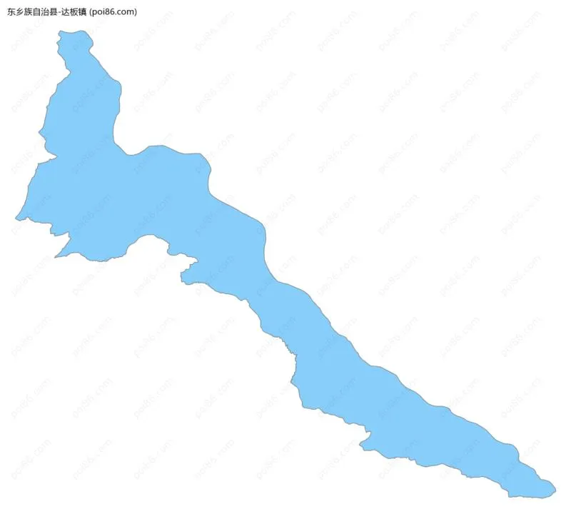 达板镇边界地图