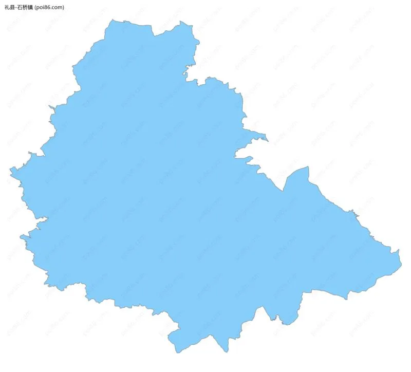 石桥镇边界地图