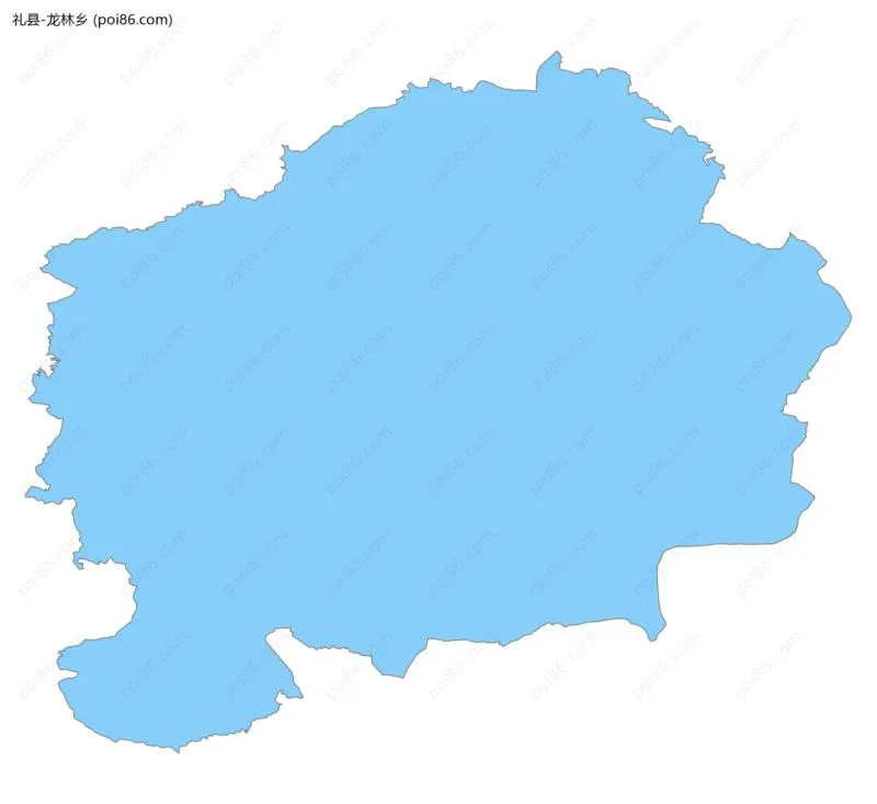 龙林乡边界地图