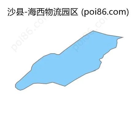 海西物流园区边界地图