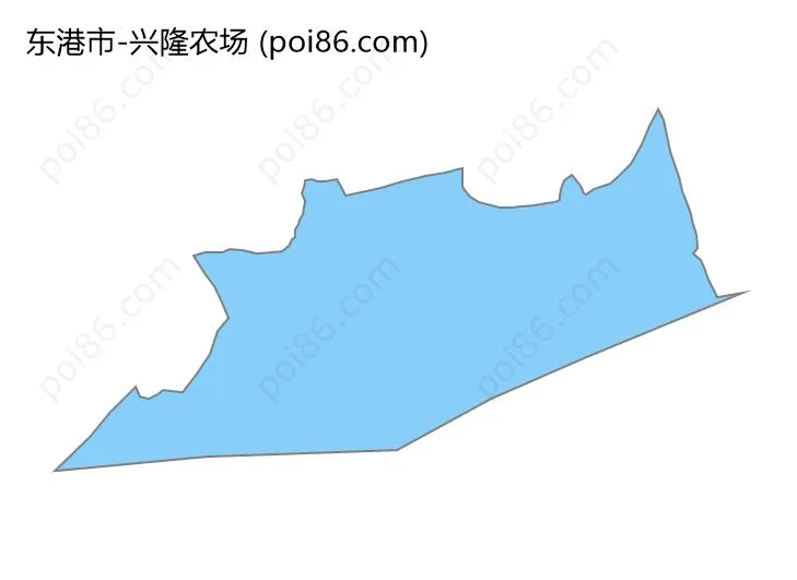 兴隆农场边界地图