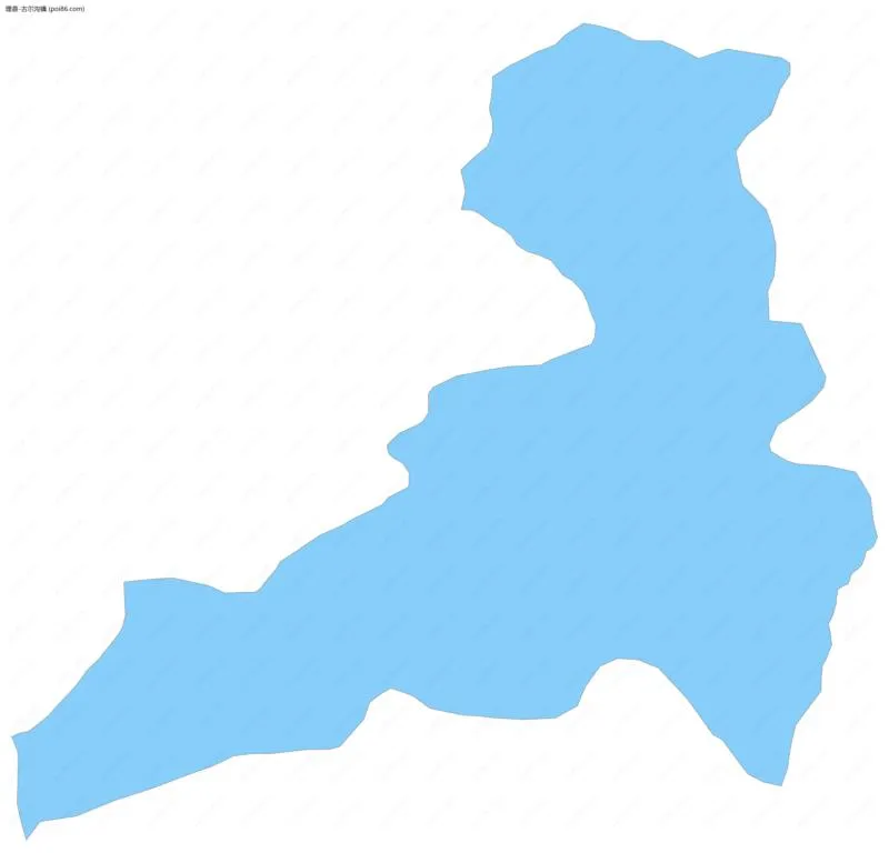 古尔沟镇边界地图