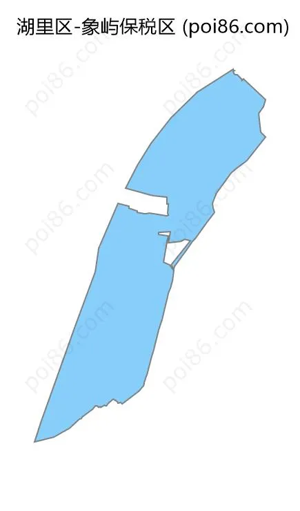 象屿保税区边界地图