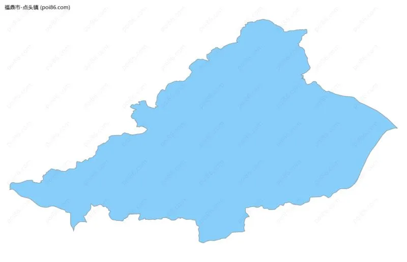 点头镇边界地图