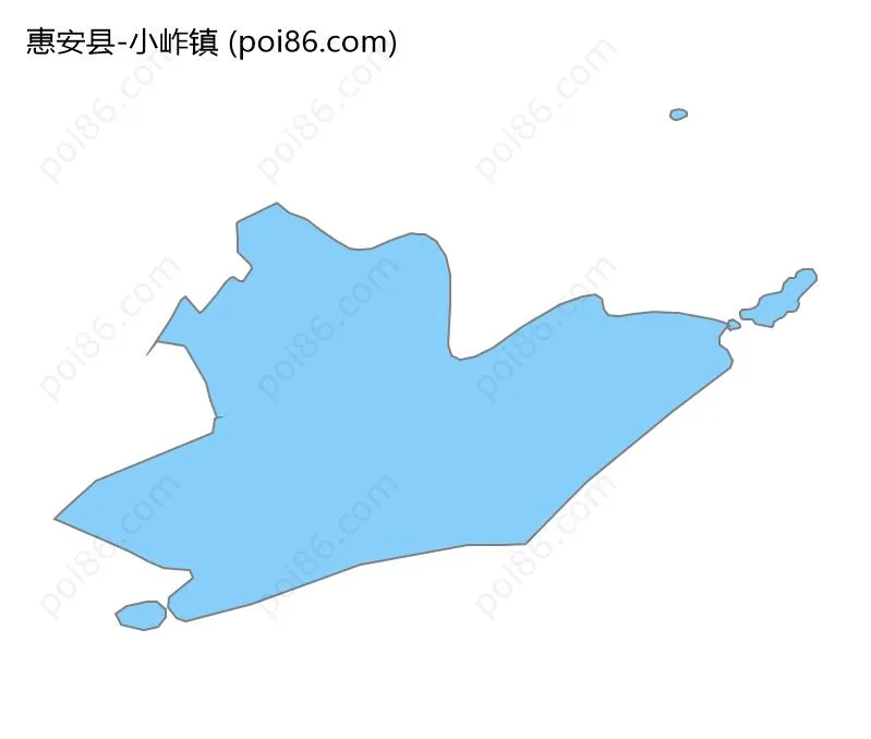 小岞镇边界地图