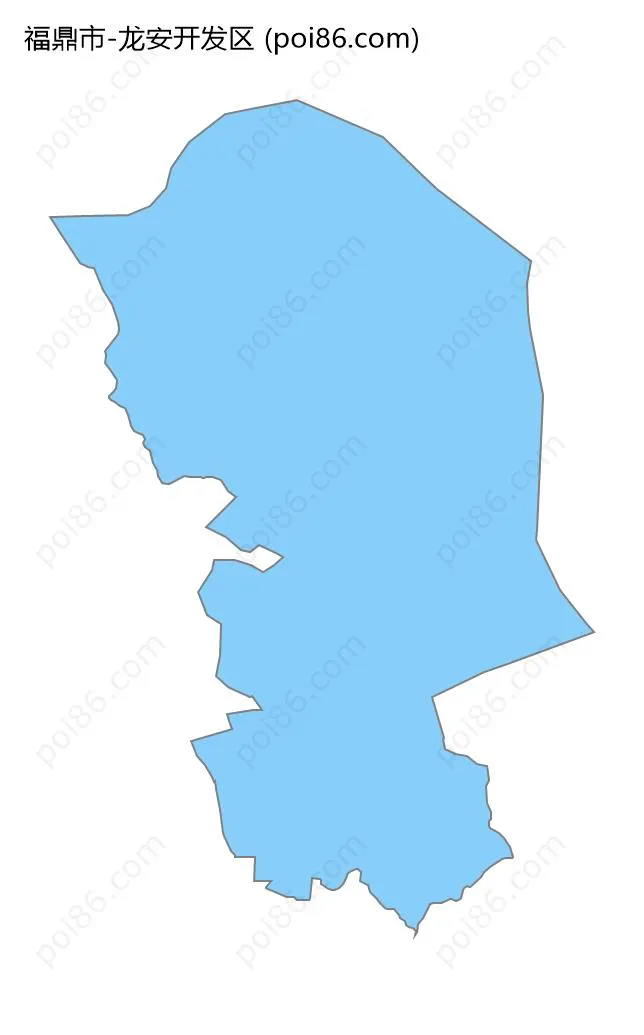 龙安开发区边界地图