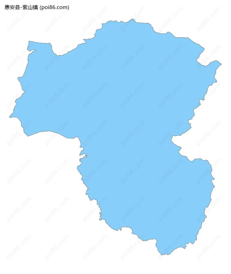 紫山镇边界地图