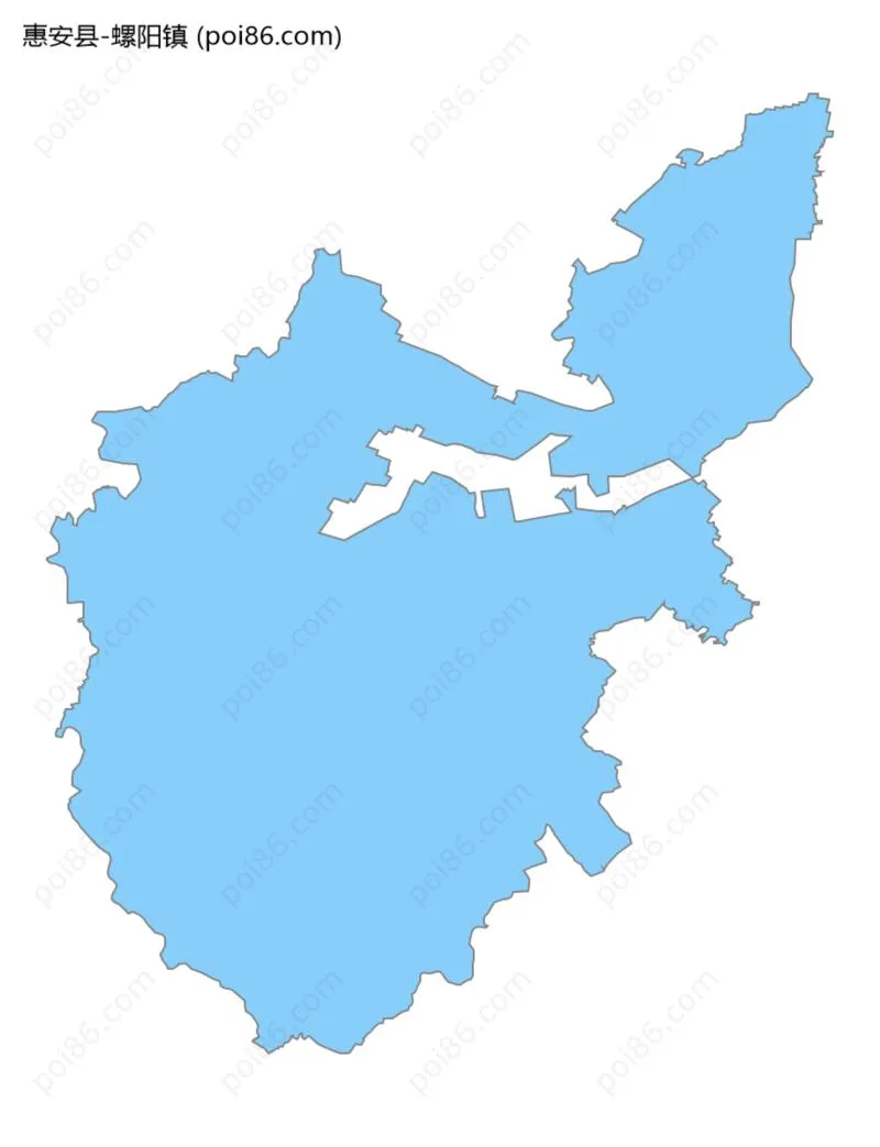 螺阳镇边界地图