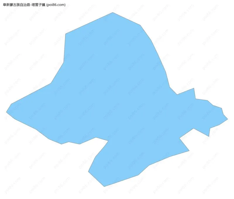 塔营子镇边界地图