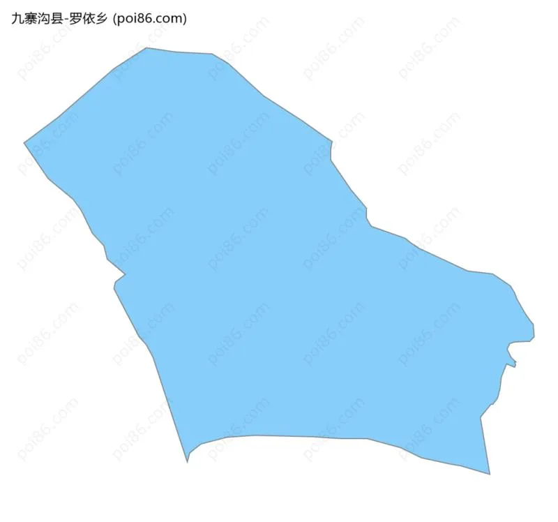 罗依乡边界地图