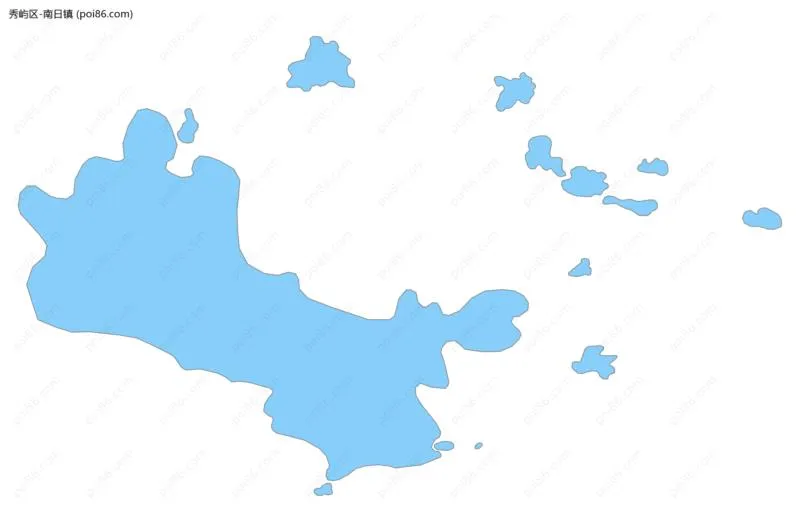 南日镇边界地图