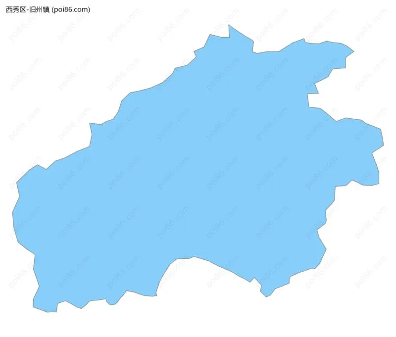 旧州镇边界地图