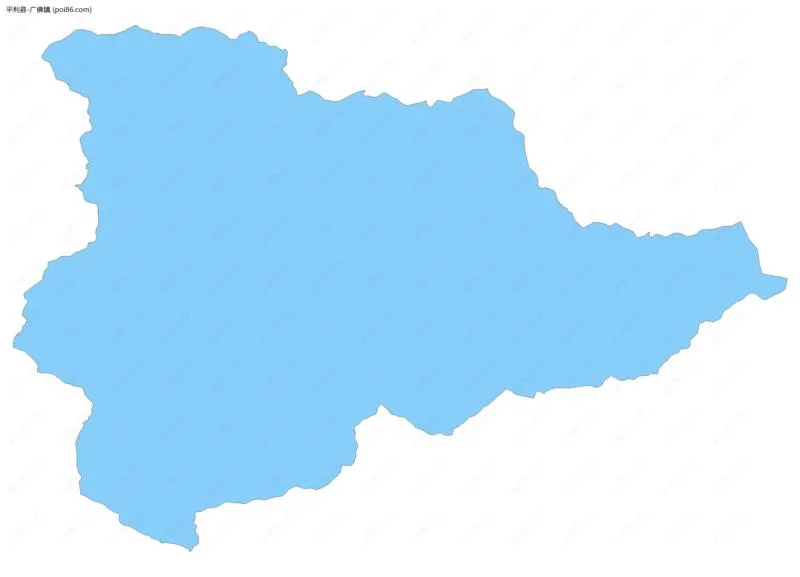 广佛镇边界地图