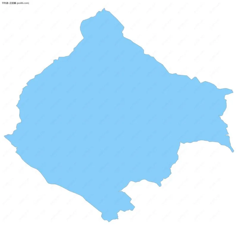 正阳镇边界地图